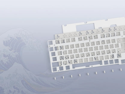womier SK80 Gasket Mounted Mechanical Keyboard  81 Key Gamer Keyboard 75% Hot Swap RGB Gaming Keyboard with Smart Display for PC